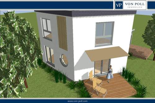 Ansicht_Garten - Hexagon Haus, alles..... außer gewöhnlich