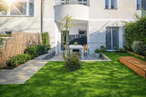 Sonniger Garten - 3 Zimmer Terrassenwohnung zum Kaufen in Berlin