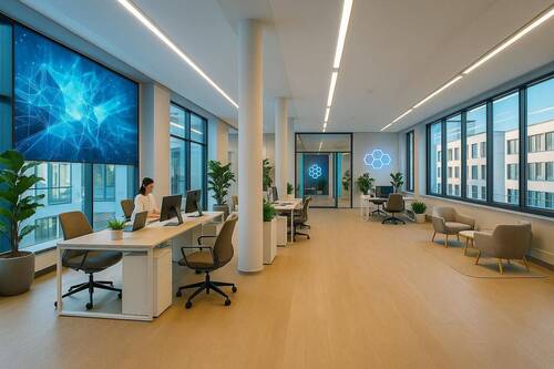 Beispiel Büro - Ihre neue Geschäftsadresse: 308 m² Top-Gewerbefläche in der KLIA Passage