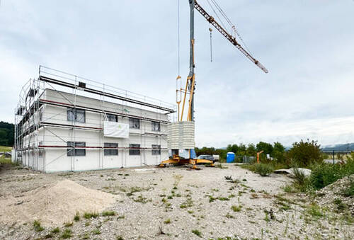 Außenansicht_SüdWest - Jetzt noch mitgestalten! Erdgeschoss BüroPraxis Ebene mit Parkflächen in Mühlhausen
