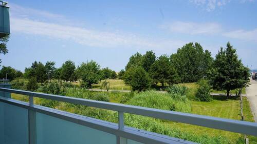 Ausblick vom Balkon zur Ostsee... - 3 Zimmer Etagenwohnung zum Kaufen in Heiligenhafen