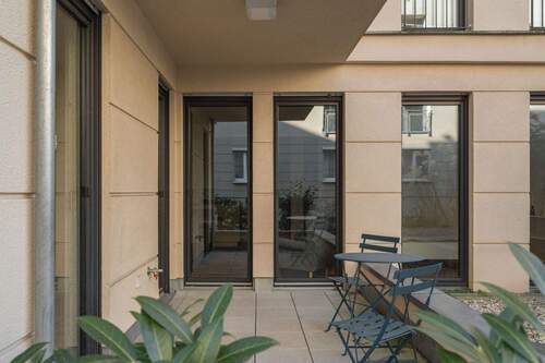 Terrasse - 2 Zimmer Etagenwohnung in Potsdam