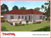 TIMOWA-Massivhäuser - Außenansicht des Bungalow 