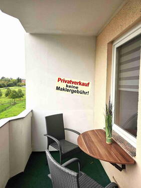 Balkon - Etagenwohnung mit 49,00 m&sup2; in Meißen zum Kaufen