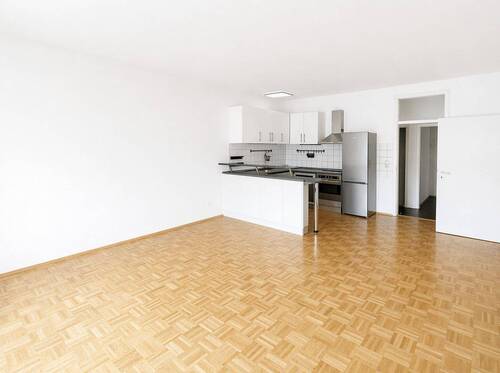 Wohnbereich/Küche Ansicht II - 2 Zimmer Etagenwohnung in Frankfurt am Main