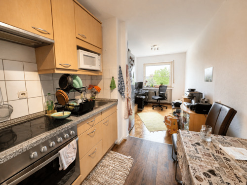 Küche - 2 Zimmer Etagenwohnung in Münster