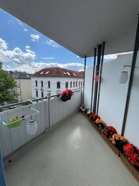 Balkon.jpg - 2 Zimmer Etagenwohnung zum Kaufen in Leipzig