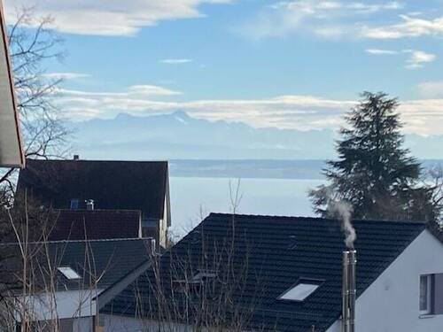 Blick vom Balkon - 2 Zimmer Etagenwohnung zum Kaufen in Meersburg