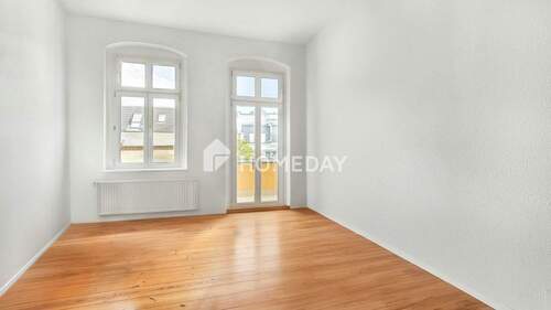 Wohnzimmer 1-1 - Bezugsfrei! Attraktive 2-Zimmer-Wohnung in beliebtem Szene-Viertel von Friedrichshain