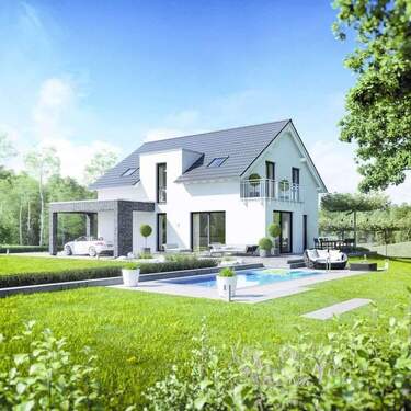 Hausansicht - Bauen Sie Ihr Zuhause in Böhlen! massa haus ist Ihr Partner!