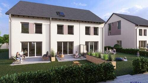 Schwabmünchen_Garten dreier - Doppelhaushälfte mit 141,00 m² in Schwabmünchen zum Kaufen