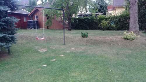 Kirschbäume und Schaukel - 