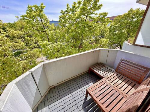 Ausblick vom Balkon - Urban, modern, lebenswert - Ihr neues Zuhause am Partnachplatz