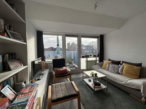 Wohnzimmer - Attraktive 2-Zimmer-Wohnung in bester Lage von Münster!