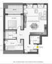 Wohnung 5 Grundriss - 