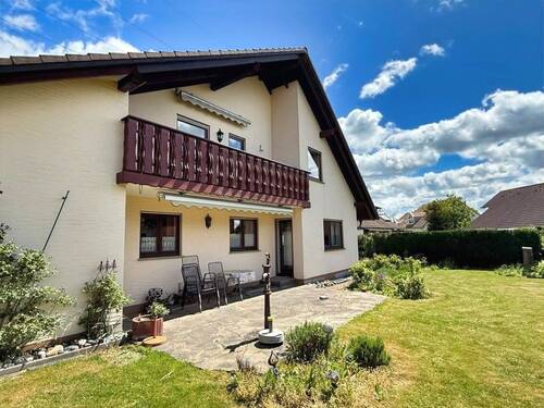 Sonnige Terrasse+Balkon mit Markise - 