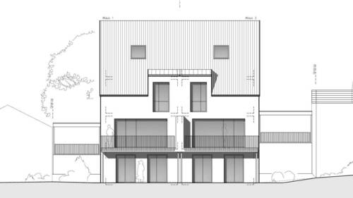 01 Ansicht West - Garten - 