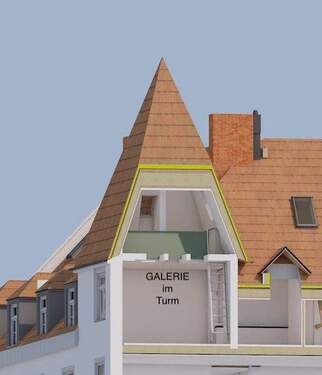 Schnitt Turm mit Galerie - 