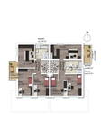 Obergeschoss Variante 2 - 