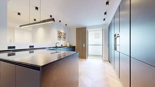 Küche Ansicht I - Doppelhaushälfte mit 134,80 m² in Frankfurt am Main zum Kaufen