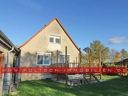 Gartenansicht - 4 Zimmer Einfamilienhaus zum Kaufen in Schnaudertal