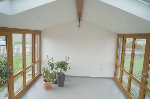 ... zum beheizten Wintergarten - 