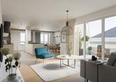 Wohn-/Essbereich - 4 Zimmer Etagenwohnung in Nürnberg