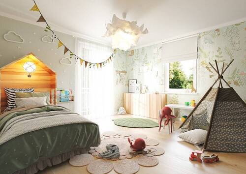 Flair-152-RE-Kinderzimmer.jpg - 5 Zimmer Mehrfamilienhaus, Wohnhaus in Brahmenau
