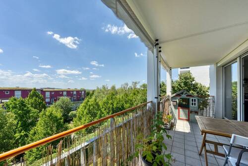 Balkon nach Westen - 