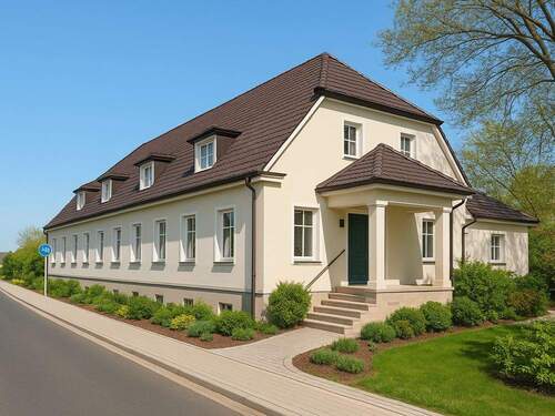 Visuelle Veranschaulichung - Herrenhaus Straßenansicht - Grundstück in Breddin Segeletz - 320.000,00 EUR Kaufpreis, ca.  0,00 m²