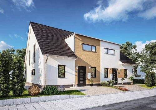 Doppelhaus Duett 125 - Mehrfamilienhaus, Wohnhaus mit 133,00 m² in Eiterfeld zum Kaufen