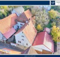 Charaktervolles Bauernhaus mit Galerie, Scheunen, Garage und Auto-Stellplätzen - Kirchardt / Bockschaft