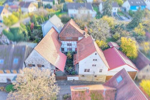 Ansicht - 9 Zimmer Bauernhaus, Landhaus in Kirchardt / Bockschaft