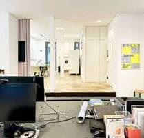 Schreibtisch-Arbeitsplatz im hellen Büro nahe Gärtnerplatz und Isar - München Ludwigsvorstadt-Isarvorstadt