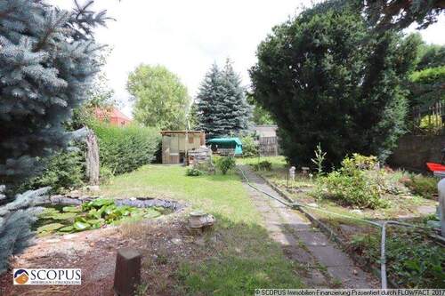 Gartenansicht - 1 Zimmer Mehrfamilienhaus, Wohnhaus in Nossen