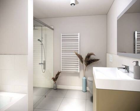 Visualisierung Badezimmer - 3 Zimmer Etagenwohnung in Magdeburg