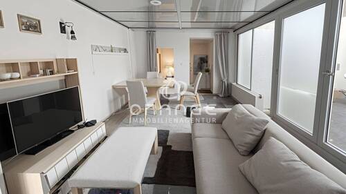 Wohnzimmer - ***Terrassen Wunder*** - 125.000,00&nbsp;EUR Kaufpreis, ca.&nbsp; 78,00&nbsp;m&sup2;&nbsp;Wohnfl&auml;che