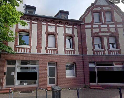 Front.jpg - Gewerbeeinheit (aktuell Friseur-Salon) im historischen Ortskern von Bork