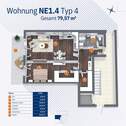 Wohnung NE1.4 - Typ 4 - 