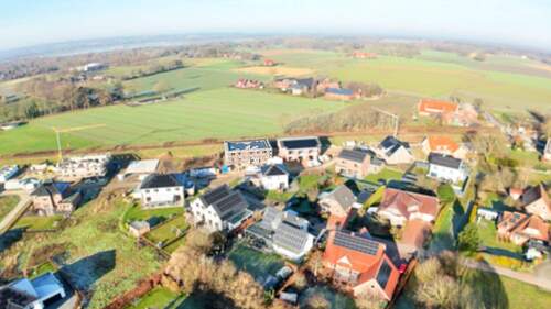 Luftbild Neubauprojekt Rieste - 