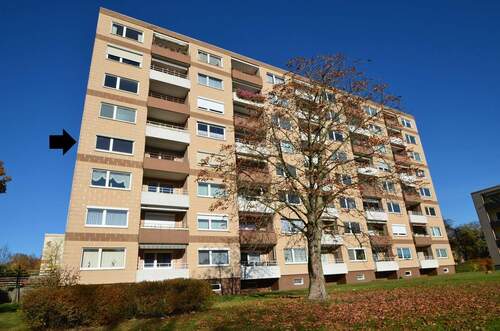 Balkonansicht - schöne, gut aufgeteilte 3-Zimmer-Eigentumswohnung mit Balkon im Schwarzen Berg