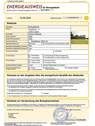 Energieausweis - 