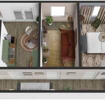 Erstbezug nach Modernisierung • helle, citynahe 2-Zi-Wohnung ca. 47m² mit Balkon - Hamburg Hamm