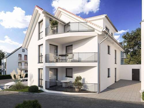 unverbindliche VISU Mehrfamilienhaus - Schicke 3 Zimmer Dachgeschosswohnung in Freiburg St. Georgen