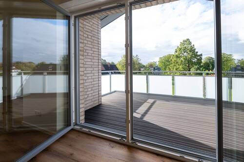 Süd-West Balkon vor der Wohnküche - 