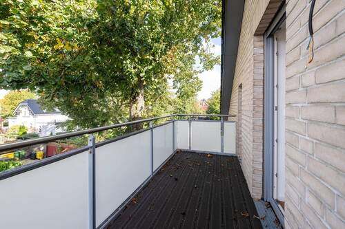 Nord-Balkon vor dem Schlafzimmer - 