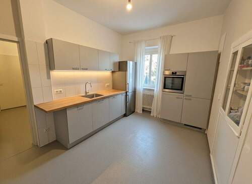 Virtuelles Homestaging Kochbereich - 1 Zimmer Etagenwohnung zum Kaufen in Mannheim / Feudenheim