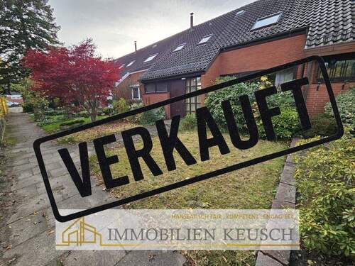 Bild 1 - Reihenmittelhaus mit Garten in ruhiger Sackgasse zentral in Achim mit Garage