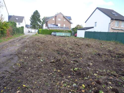Eckgrundstück von hinten. - Grundstück in Eschweiler