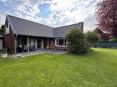 Hausansicht rückwärtig.JPG - MeinRaum... Freistehendes Einfamilienhaus mit einem herrlichen Grundstück und Terrassen in Erkelenz-Stadt